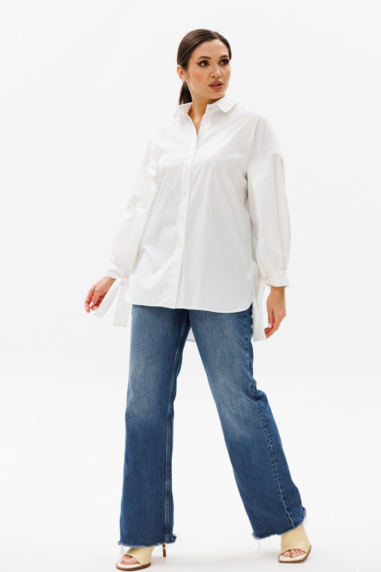 Блуза: Anastasia 1114 молочный