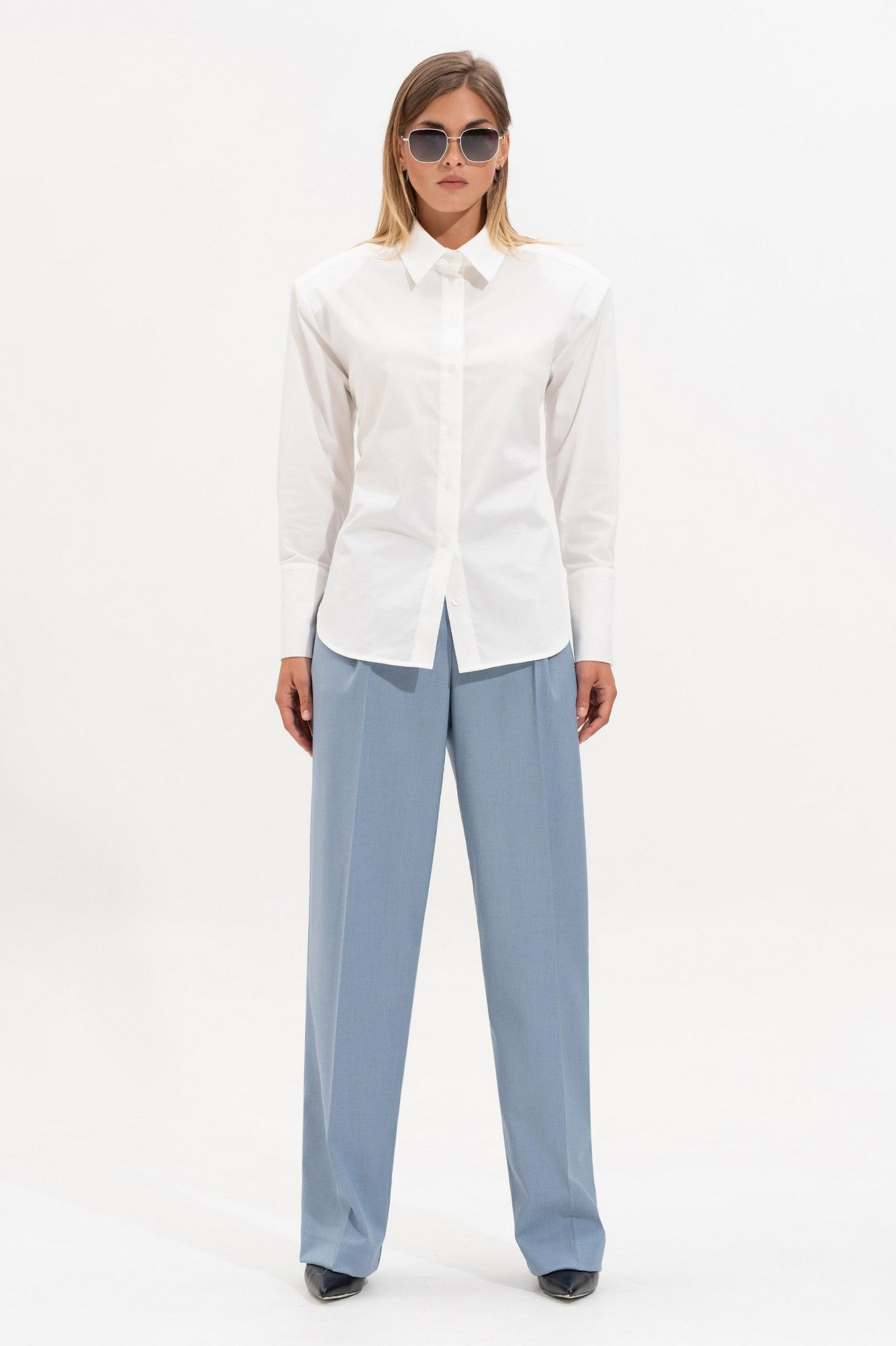 Блуза: SILVERSPICE S-7518 белый