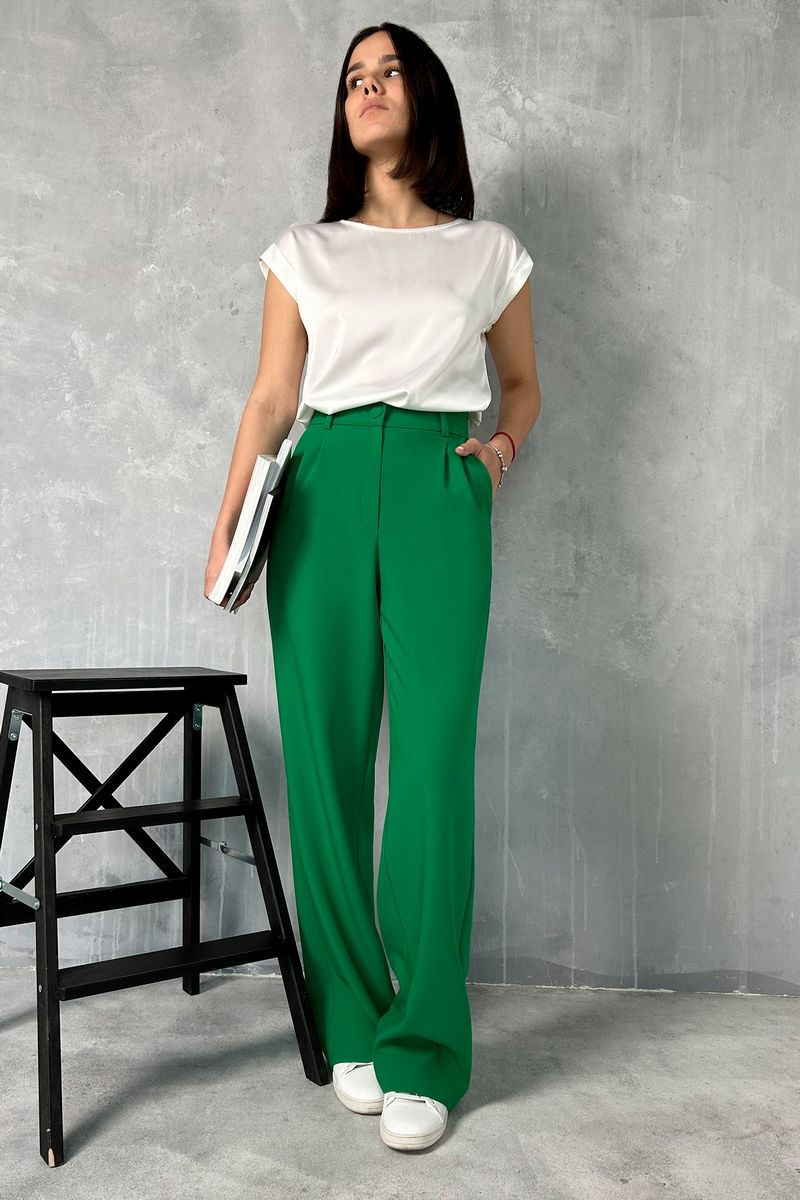 Брюки: Панда 13260z зеленый