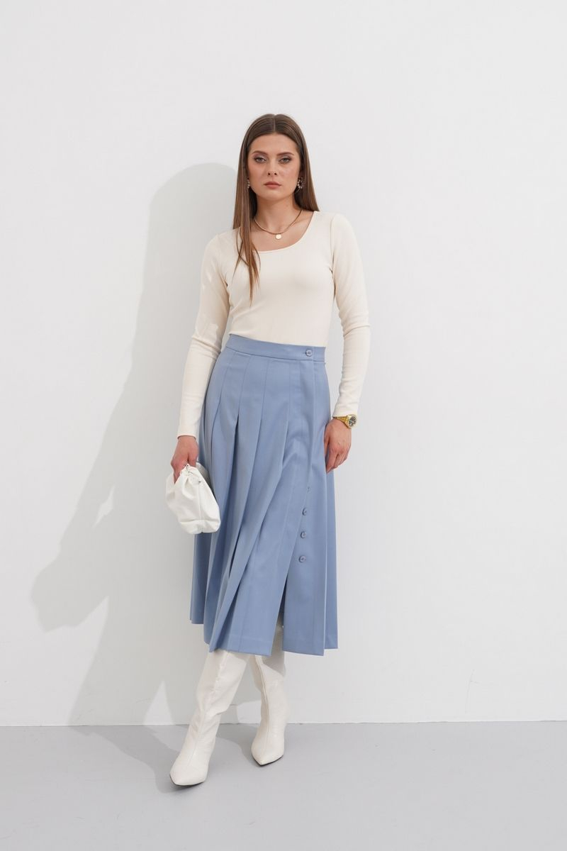 Юбка: Ketty К-06250 голубой