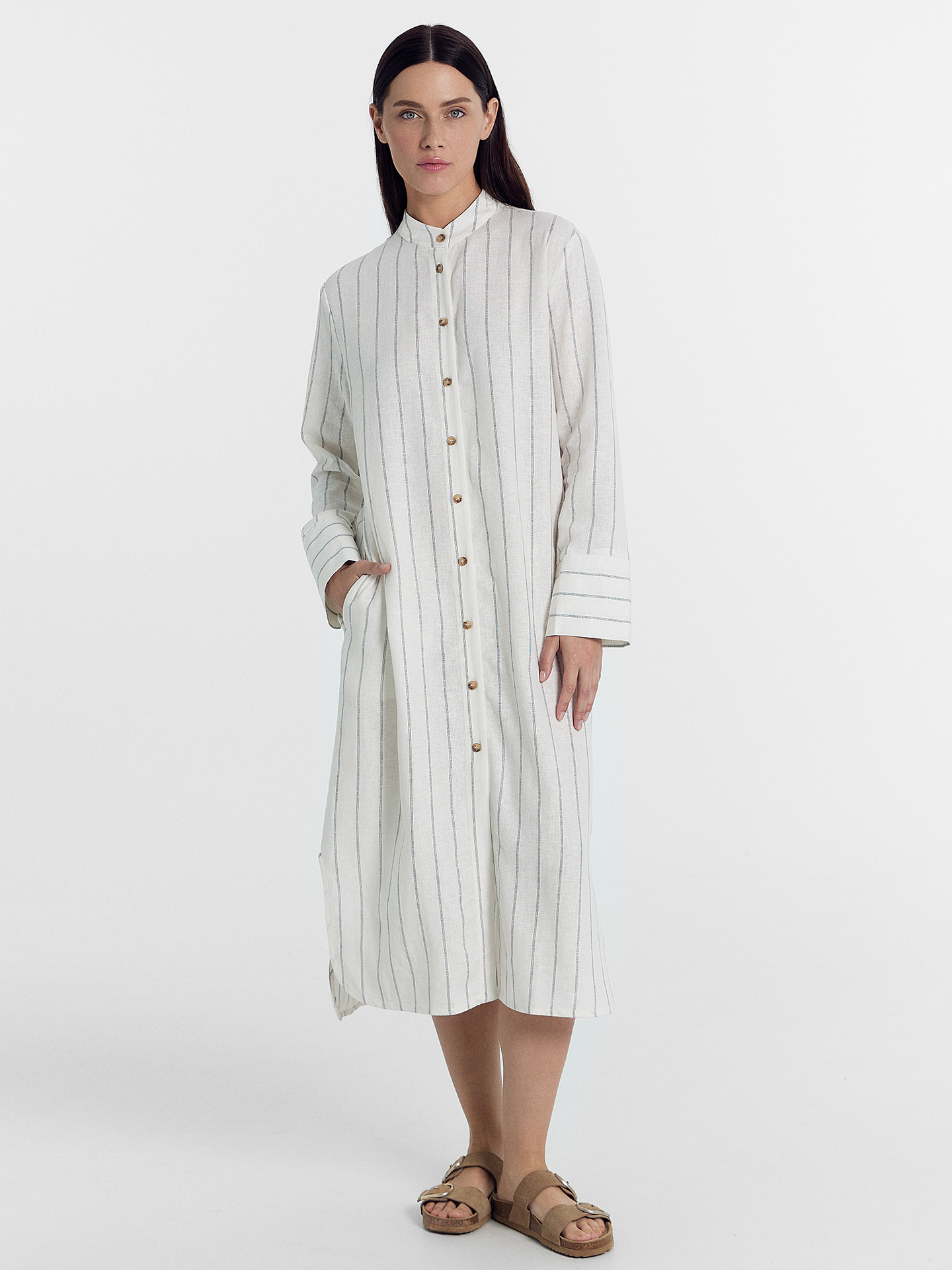 Платье: Mark Formelle 152627/24-27455П-9 полоска_на_св.молочном