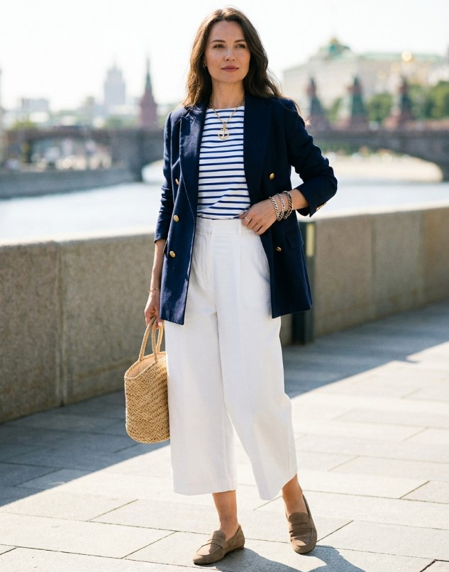 Морской стиль одежды 2026: