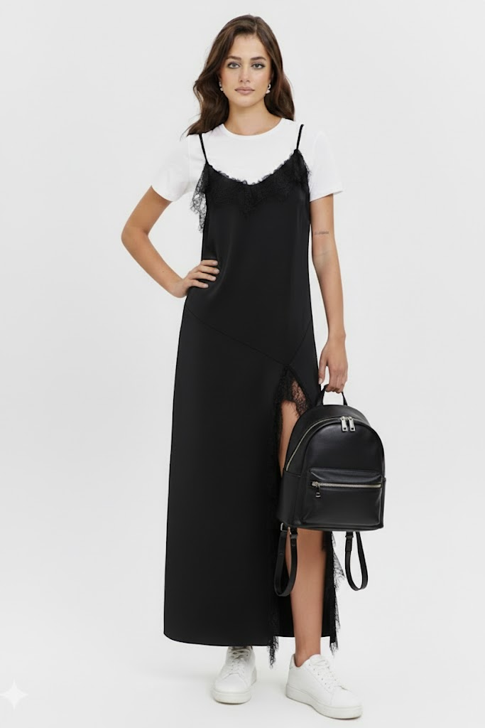 Платье: RINKA 1346 черный