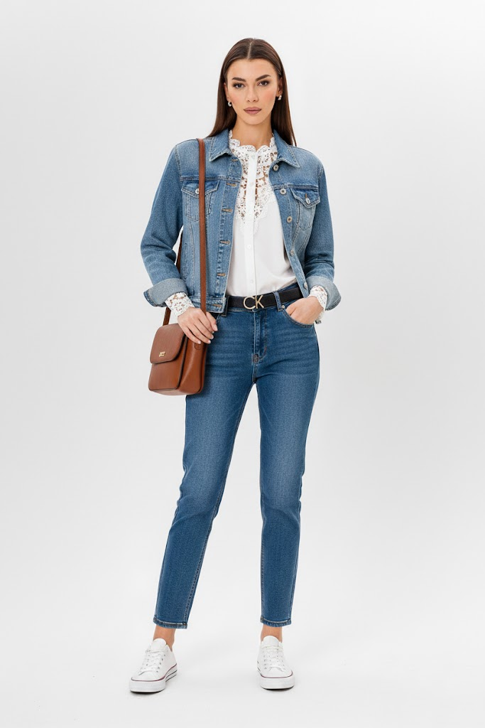 Блуза: VIZAVI 728 молочный