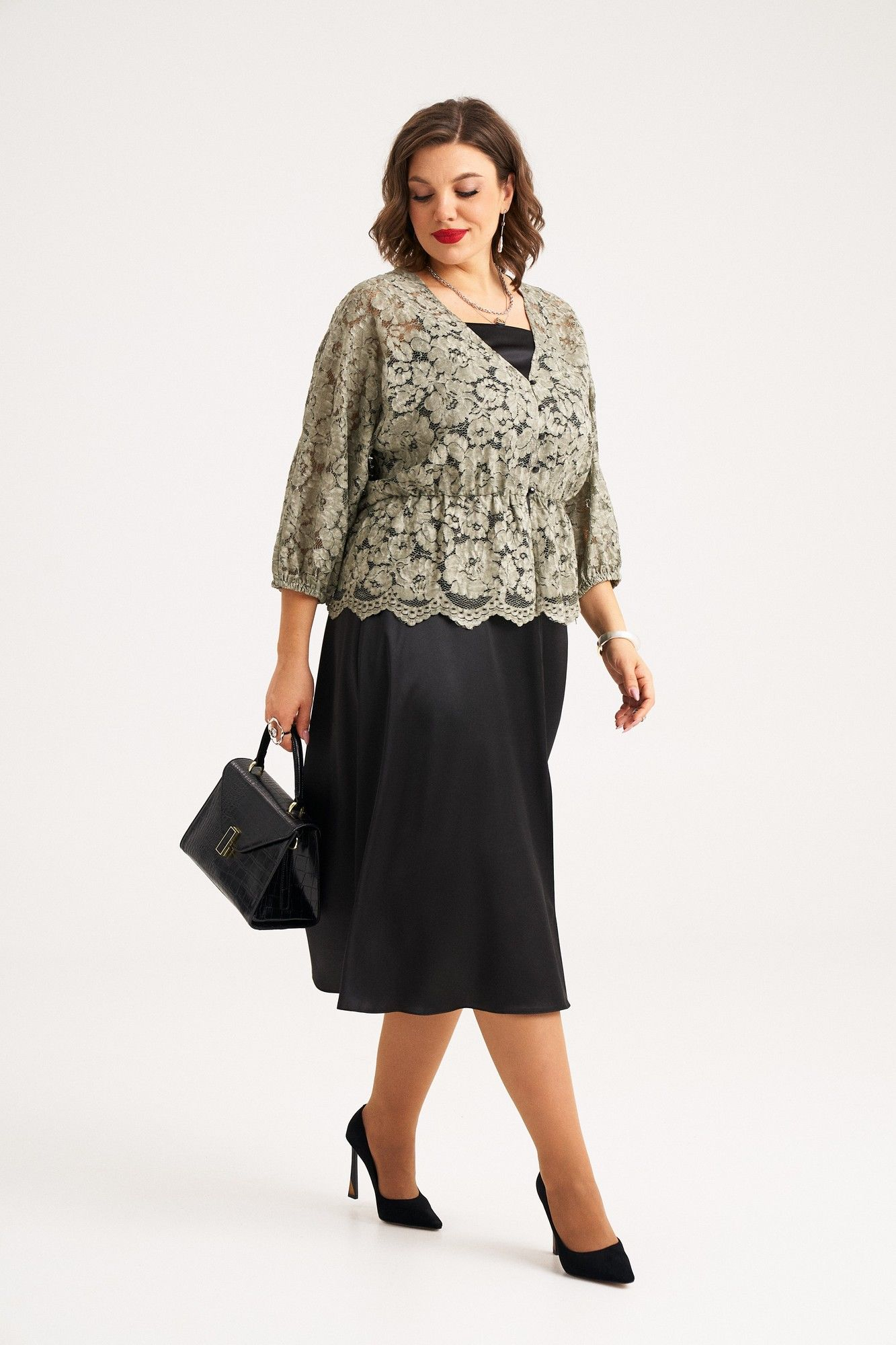 Комплект: Almirastyle 345 черный_хакки