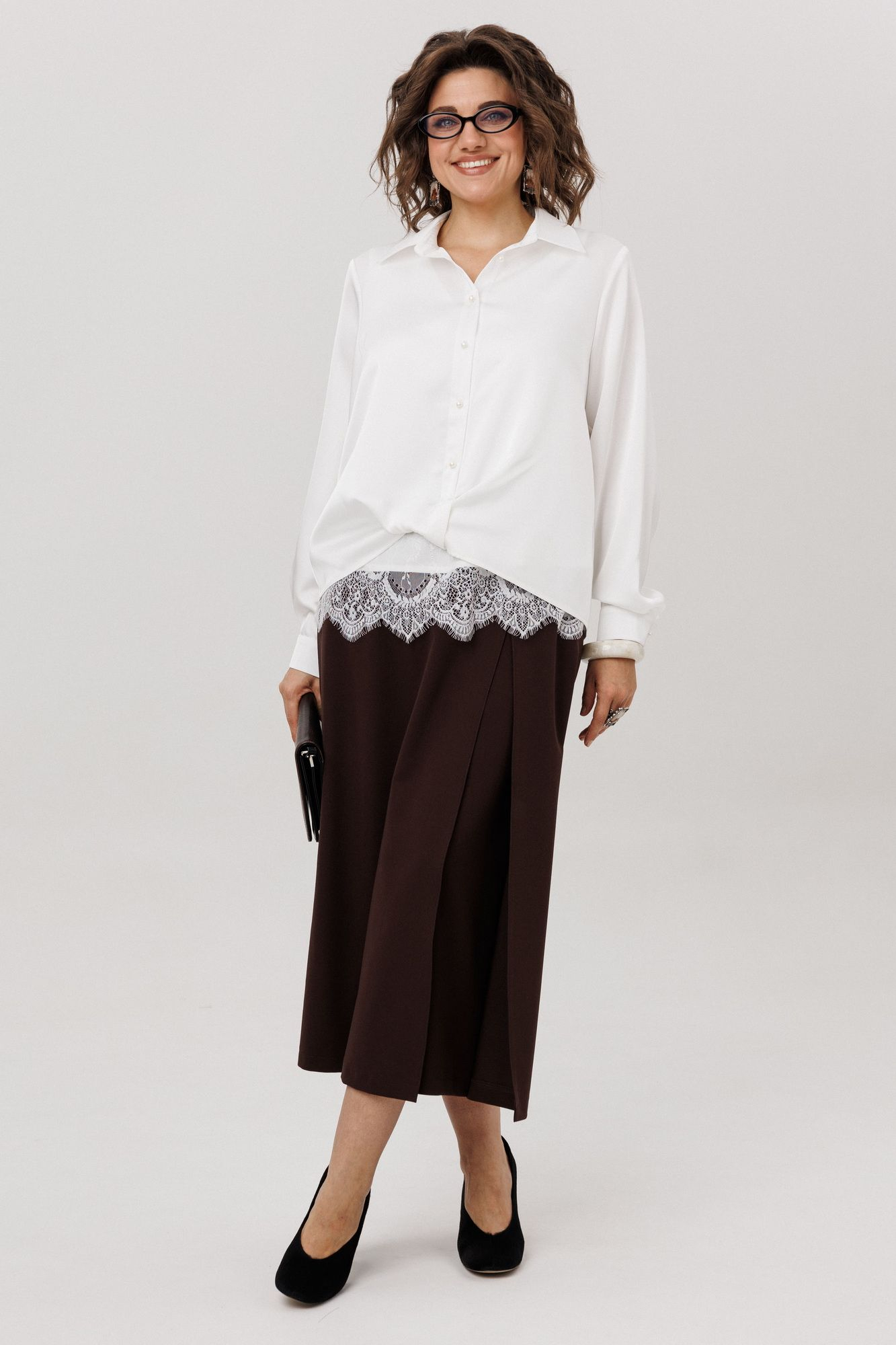 Рубашка: Anelli 1663 перламутровая_жемчужина