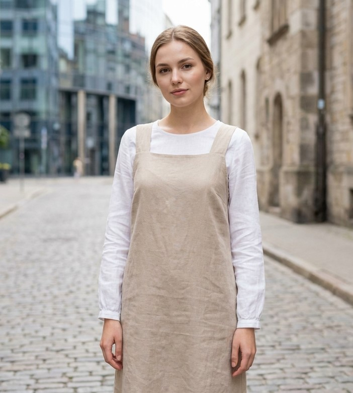 Сарафан прямого кроя (straight cut)