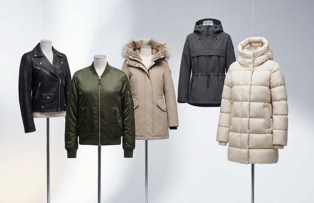 Виды женских курток