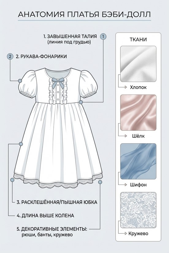 Анатомия платья бэби-долл
