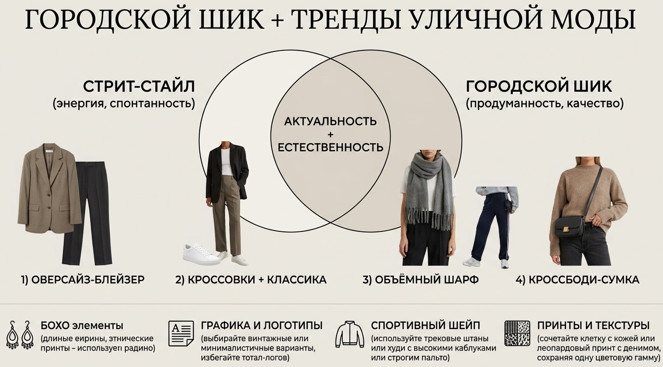 Как городской шик вписывается в тренды уличной моды