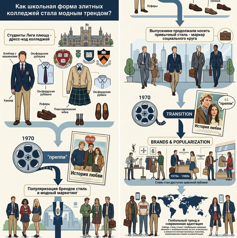Как школьная форма элитных колледжей стала модным трендом