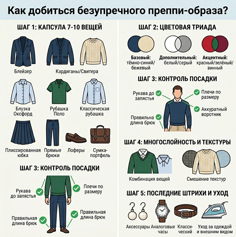 Как добиться безупречного преппи-образа
