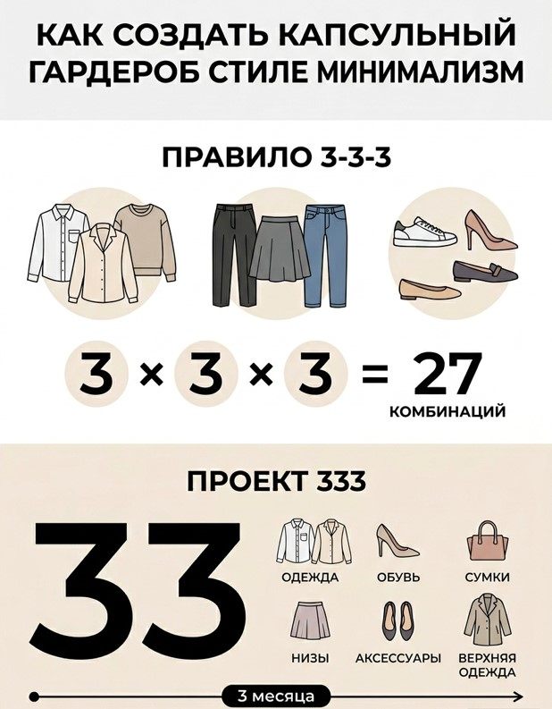 Что такое правило 3-3-3 и проект 333