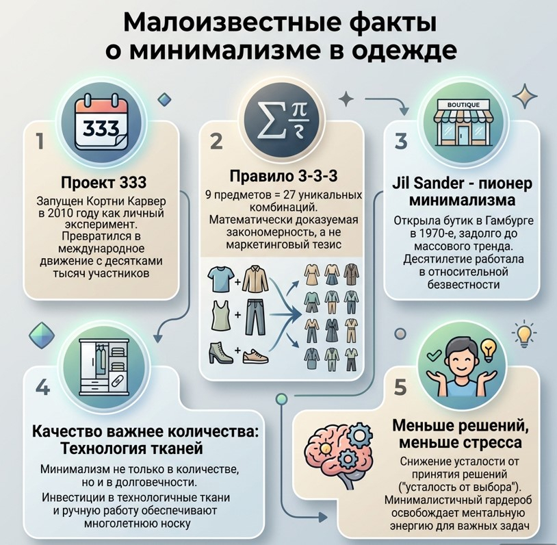 Малоизвестные факты о минимализме в одежде