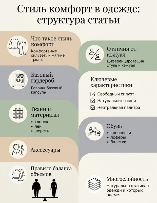 Что такое стиль комфорт