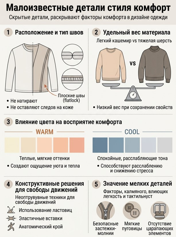 Малоизвестные детали стиля комфорт