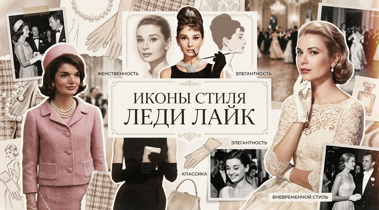 Иконы стиля леди лайк: от Кеннеди до Хепберн