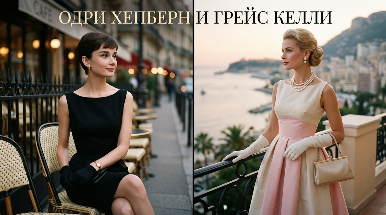 Одри Хепберн и Грейс Келли