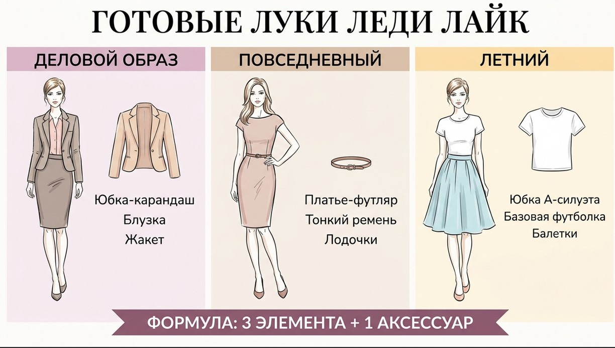 Готовые луки и сочетания для каждого дня