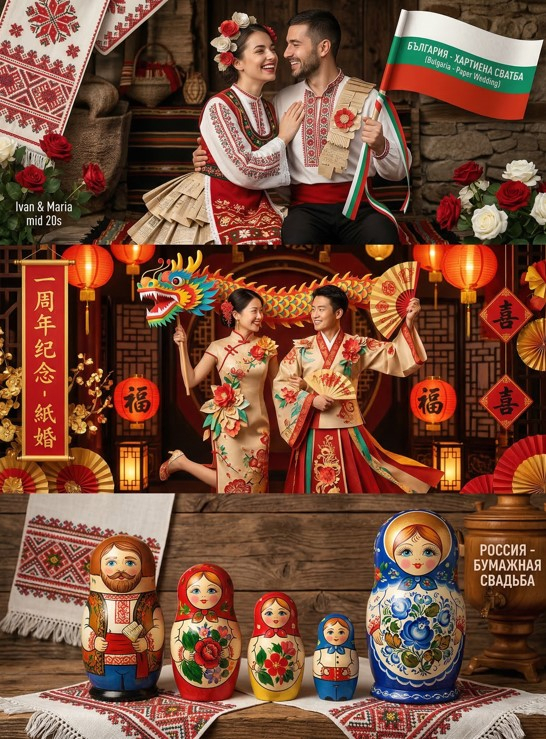 факты о бумажной свадьбе в разных странах