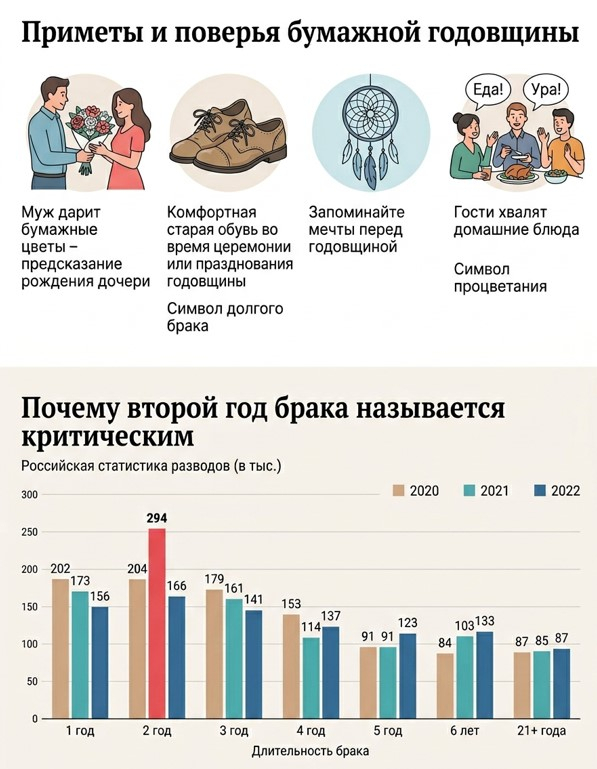 Приметы и поверья бумажной годовщины