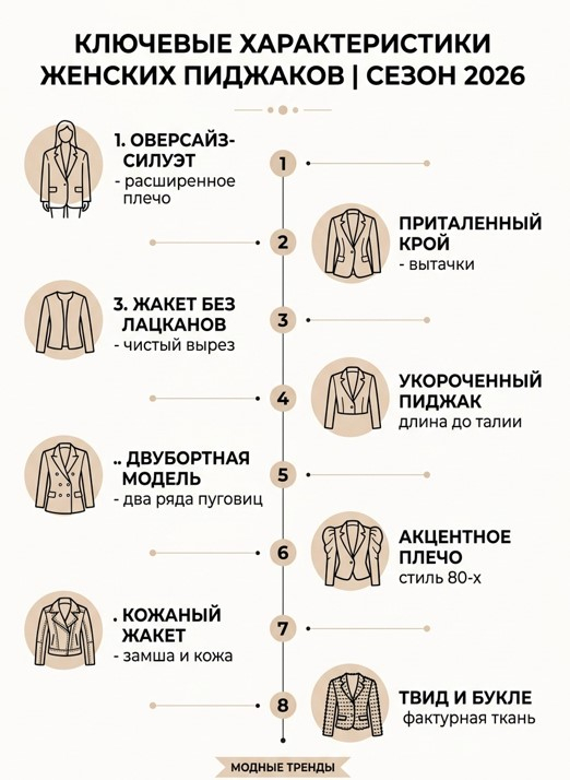 Когда женский пиджак вошёл в моду