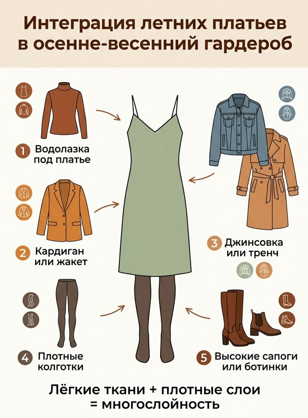 Как использовать: с чем носить платье в зависимости от сезона?