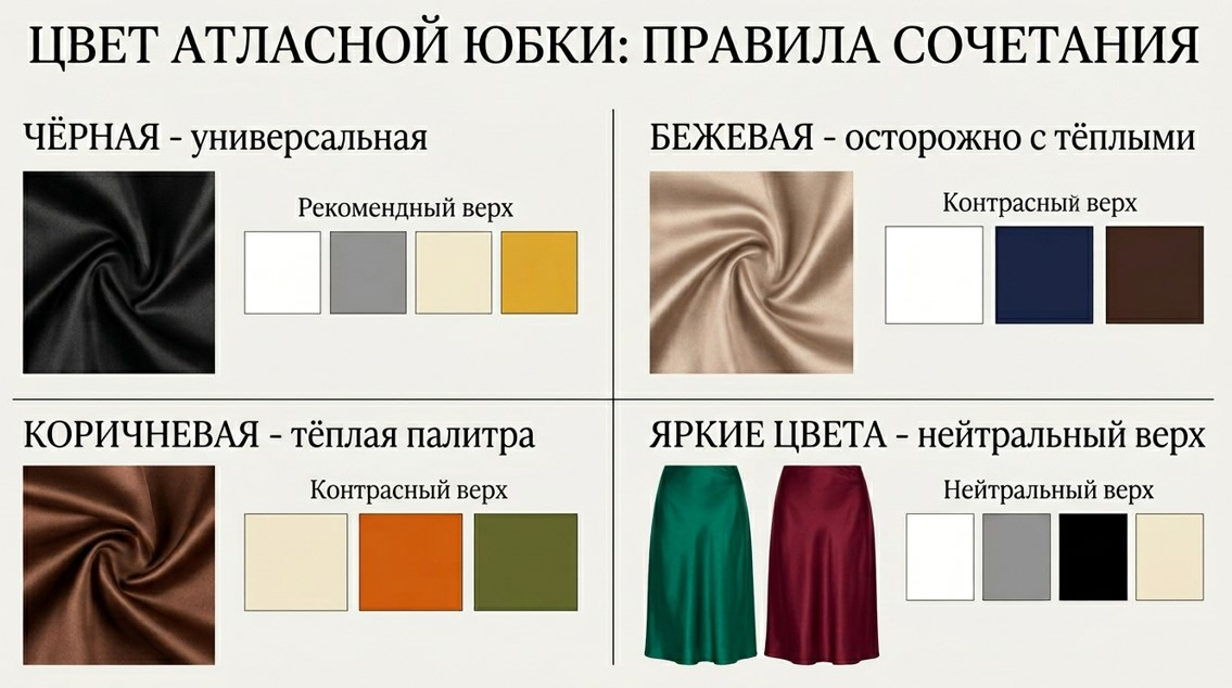 Бежевая, чёрная, коричневая: как цвет меняет правила сочетания?