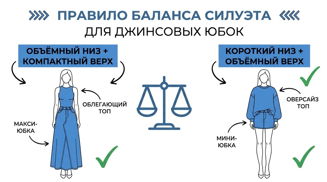 Что такое правило баланса силуэта