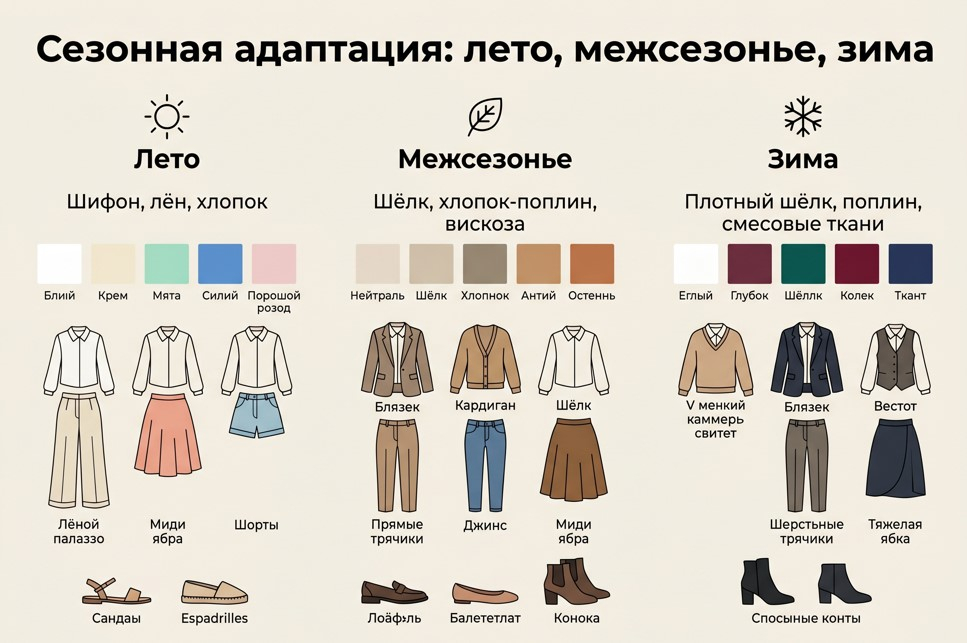Блузки по цвету