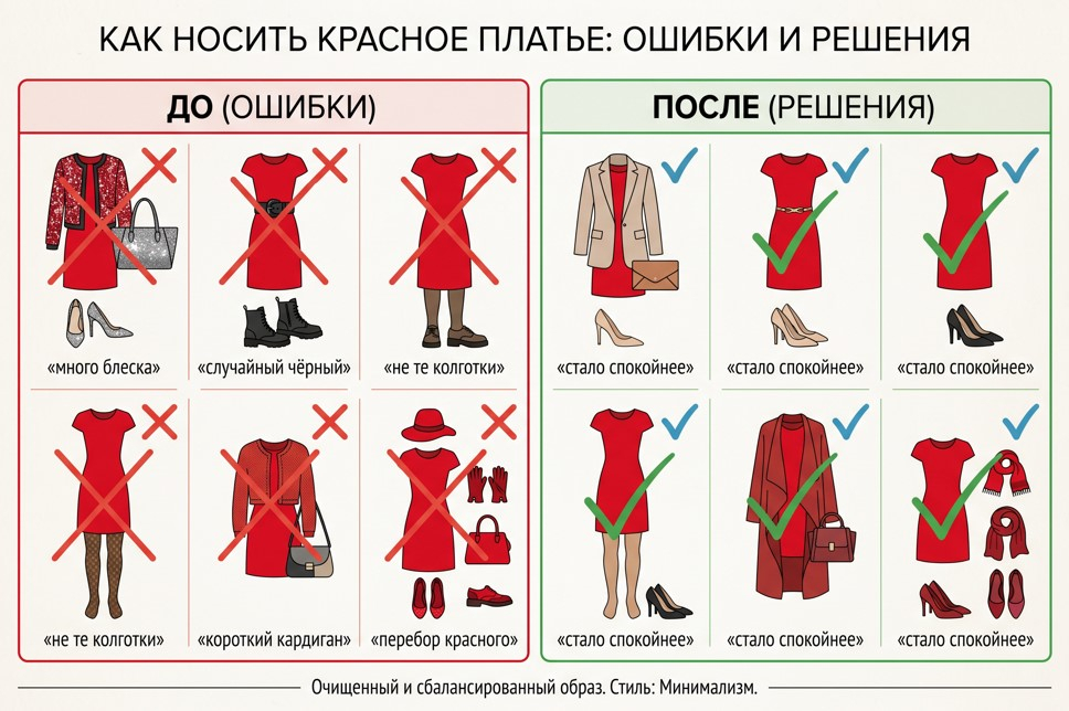 Большинство ошибок исправляются не покупкой новых вещей, а правильным балансом.