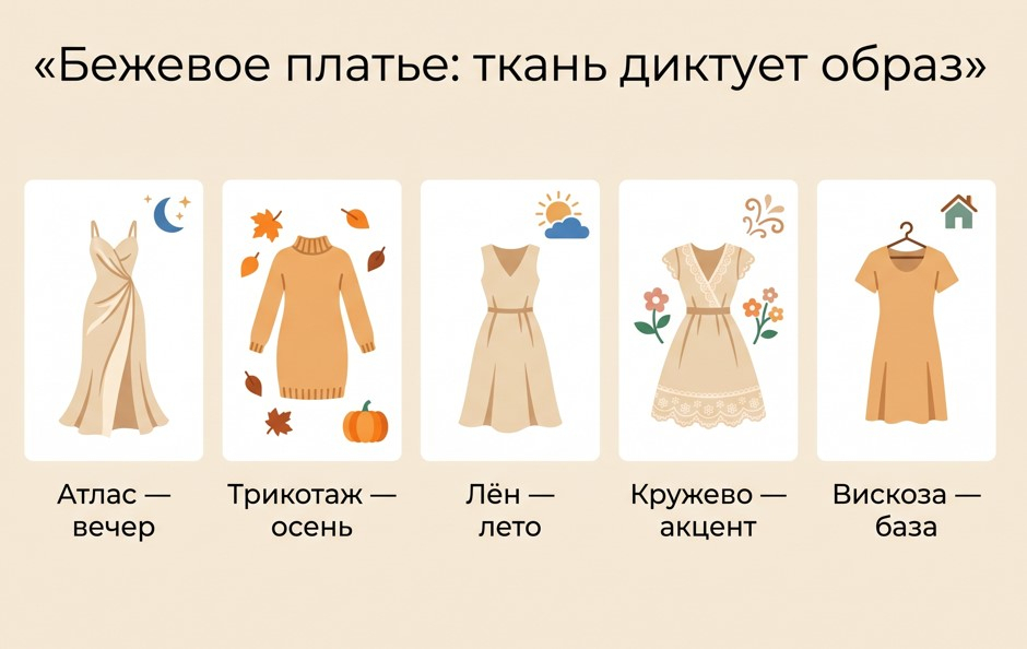 Ткань важнее силуэта: она задаёт и сезон, и верхний слой.