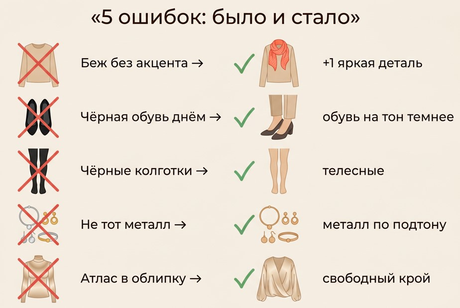 Пять частых промахов и их быстрые исправления.