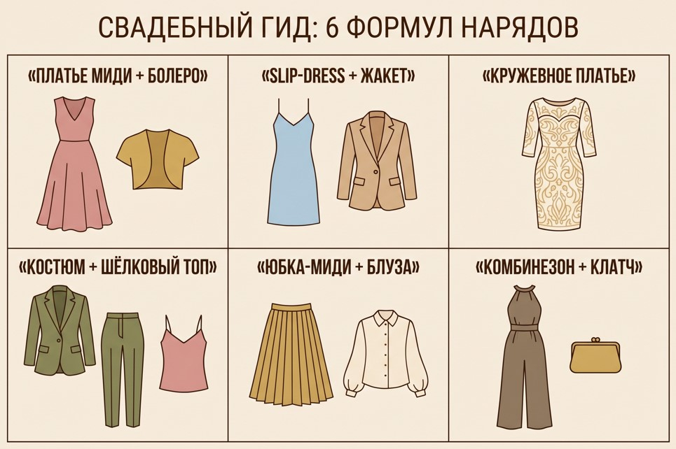Шесть универсальных формул: выбираете каркас, наполняете своим цветом и тканью.