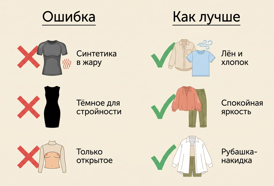 Было / стало: пять промахов и их простые альтернативы.