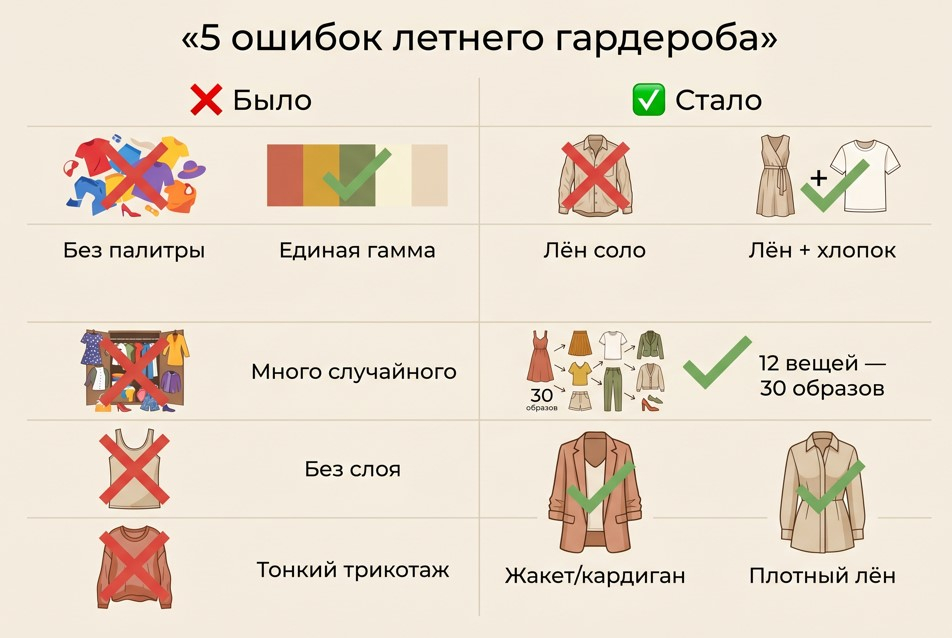 Каждую частую ошибку легко заменить рабочим решением.