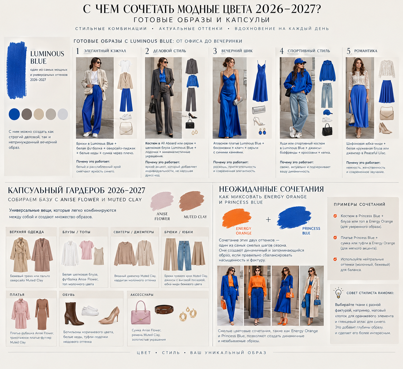 Правила сочетания цветов в 2027